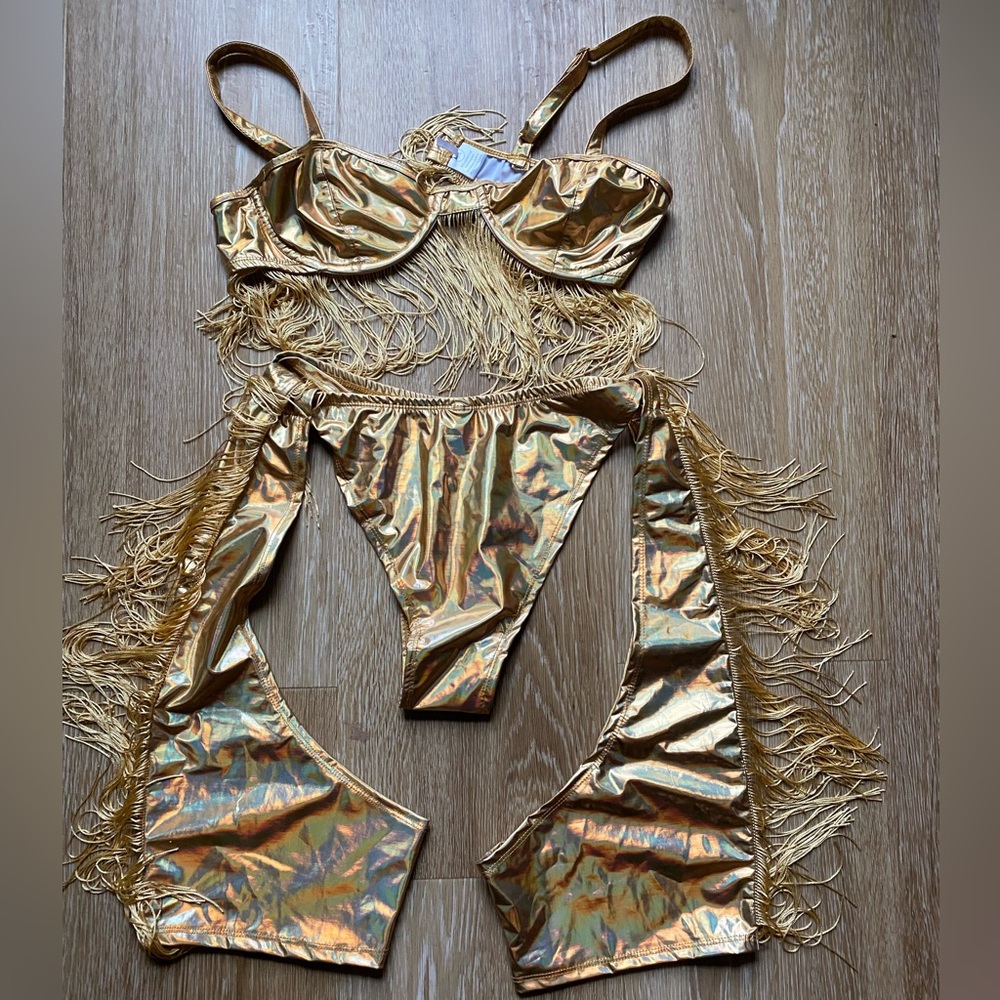 Golden Cowgirl Costume